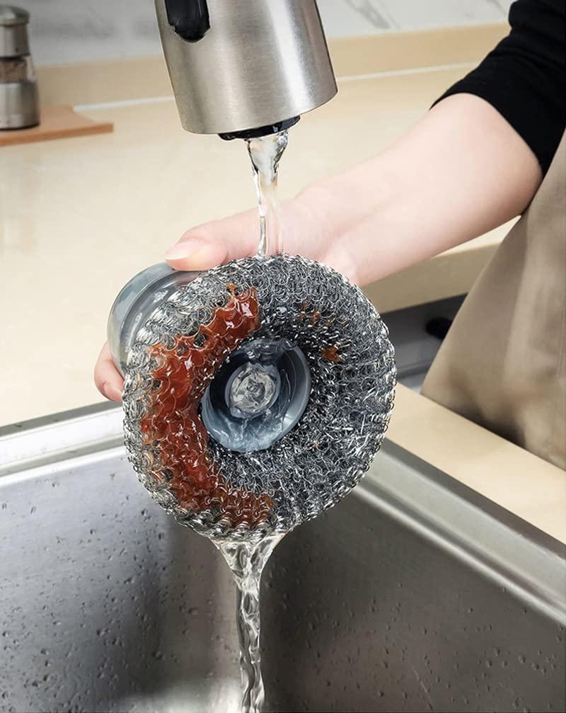Cepillo de Platos con Dispensador de Jabón - Eficiencia y Comodidad en la Cocina 🧼🍽️