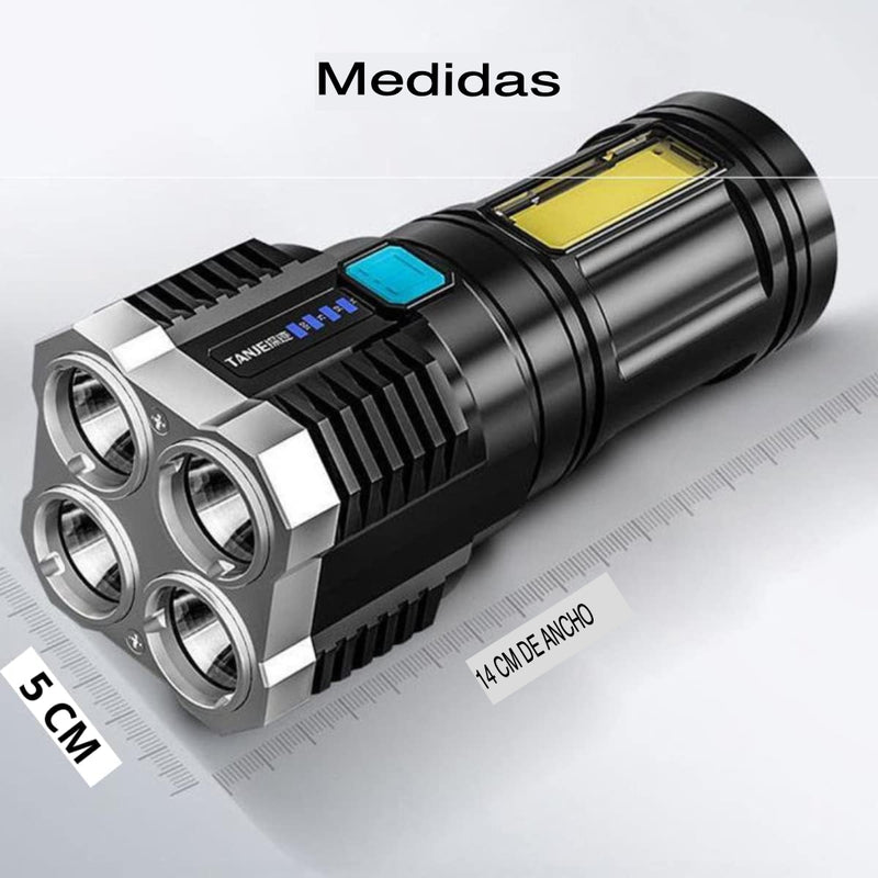 Linterna eléctrica alta luminosidad 4 modos