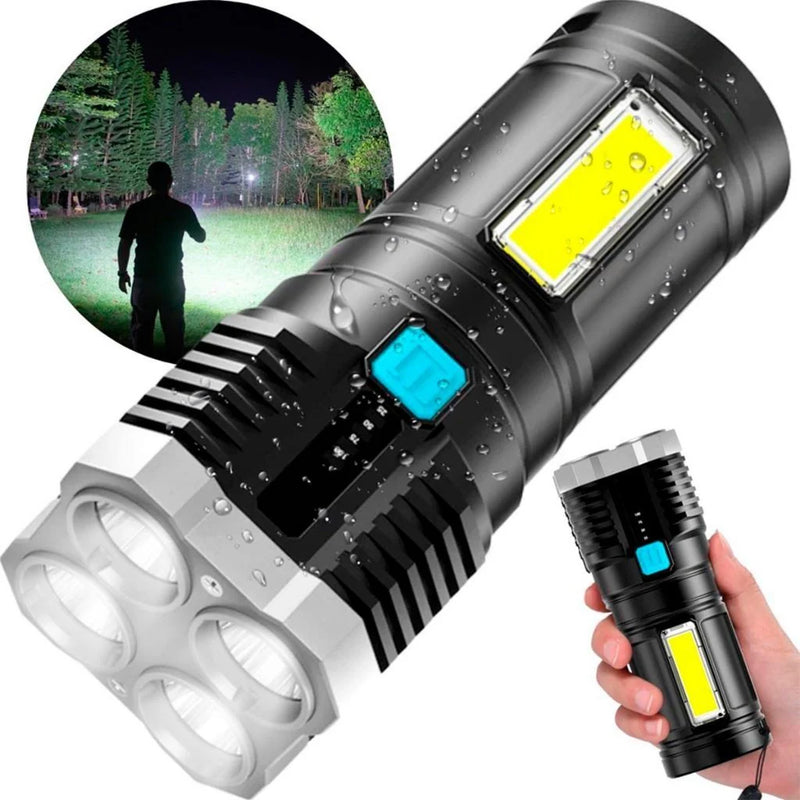 Linterna eléctrica alta luminosidad 4 modos