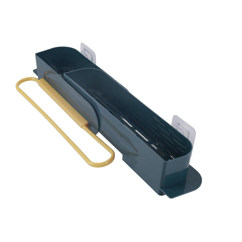 SinkMate – Organizador Extensible para Fregadero con Drenaje Eficiente